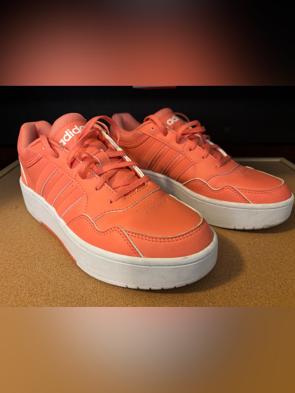 adidas Women’s Hoops 3.0 Bold Platform Sneakers – Size 9